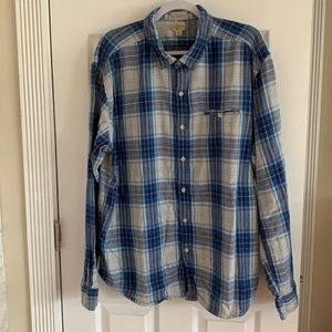Lucky Brand Plaid Long Sleeve Shirt